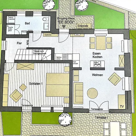 Haus De Boeoei Dornum